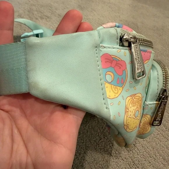 Disney Loungefly Donut Waist Bag - Mint, Pink, Yellow - Picture 15 of 16
